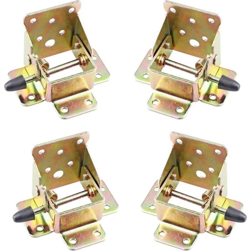 4 Stück Klappbare Tischbeine, Faltbarer Stützrahmen, Selbstverriegelnde Scharniere, Klappscharnier-material Für Werkbänke, Klappbare Beine, Verriegelbare Ausziehmechanik