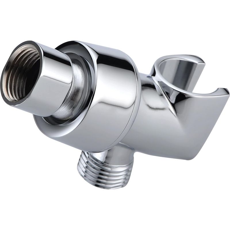 Aus Metall, Halterung Für Handbrausekopf, Verstellbarer Duscharm-halter Mit Universeller Wandhaken-halterung Und Poliertem Chrom-kugelgelenk Aus Messing