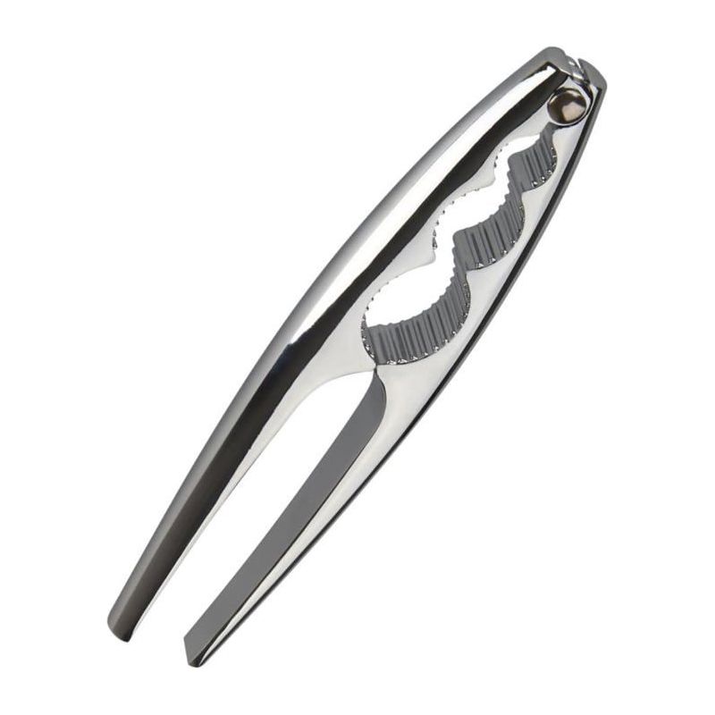 Casse Noix Premium, Nussknacker, Nussknacker Und Krustentiere, Chromstahl, Silberfarben, 17,5 X 4 X 1,3 Cm