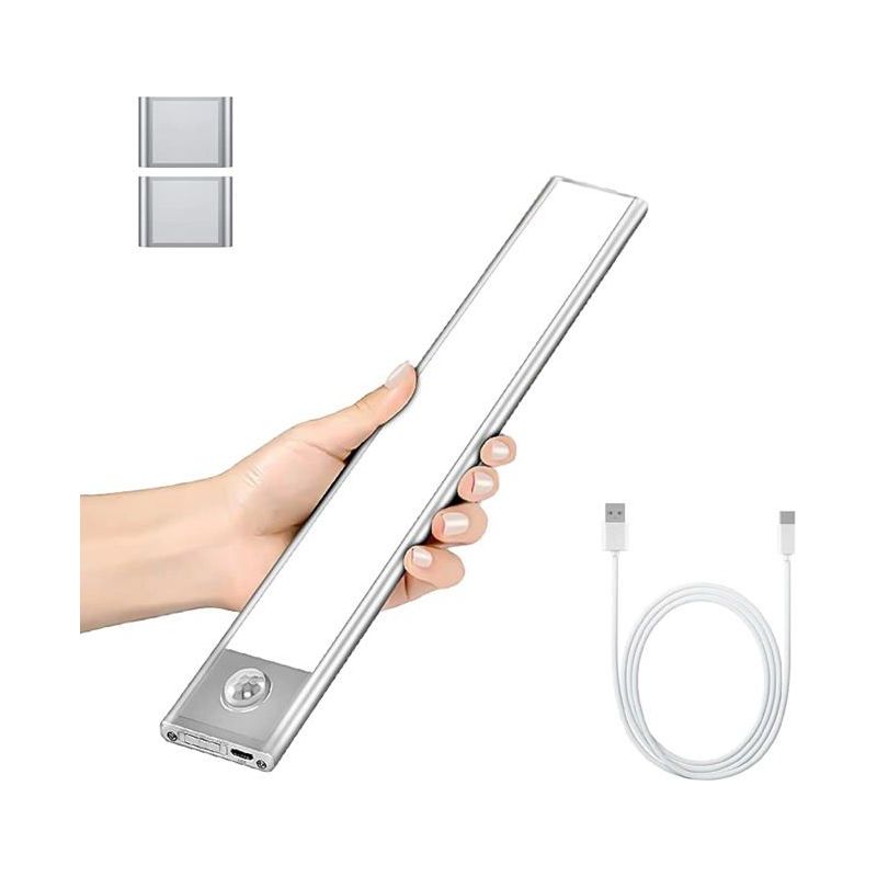 Schrankleuchte - Aimoonsa - Led Wiederaufladbar - 20 Cm - Bewegungsmelder - Ultradünn