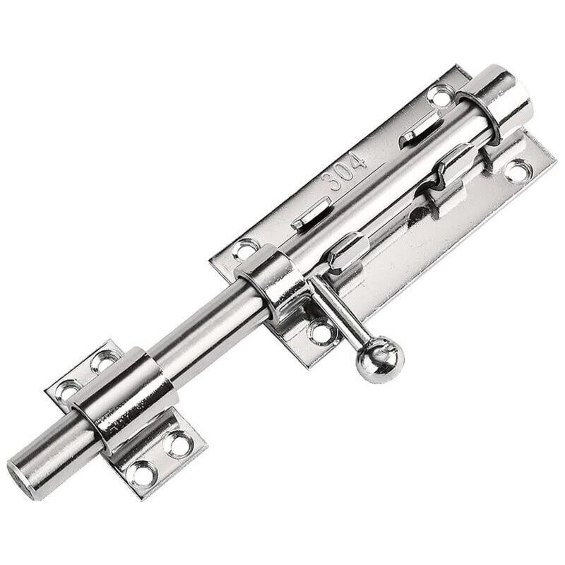 Türriegel, Türriegel, Garagentürriegel, Schieberiegel, Edelstahl 304, Torriegel, Außentürriegel, Durchmesser 142 Mm, 200 Mm