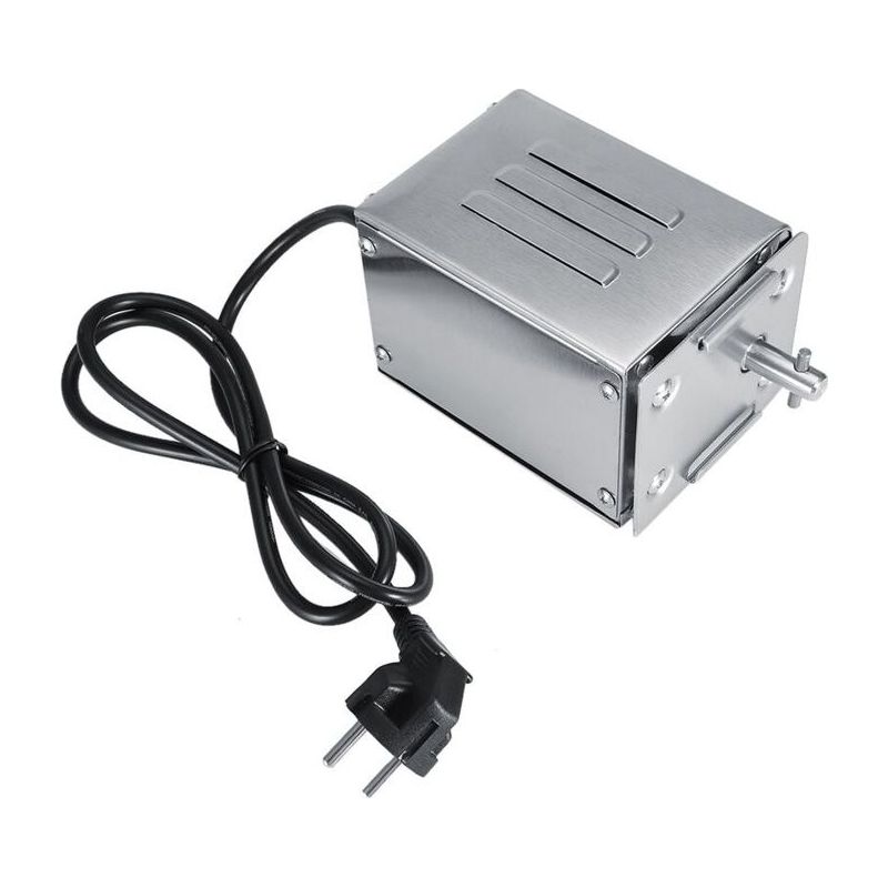 Rotisserie-motor - Aimoonsa - 15w - Edelstahl - Tragkraft 50–70 Kgf - 220v (eu-stecker)