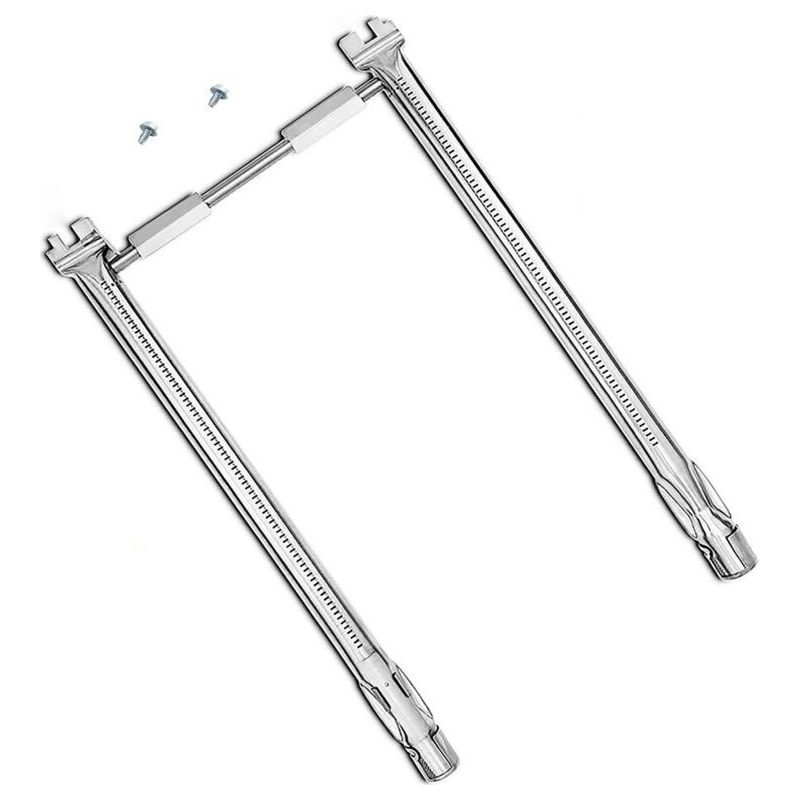 69785 Ersatzteile Für Grillbrenner Aus Edelstahl 304, 45,7 Cm Für Gasgrill Weber Spirit I & Ii E210 S210 E220 S220 Mit 2 Vorderen Bedienknöpfen (an
