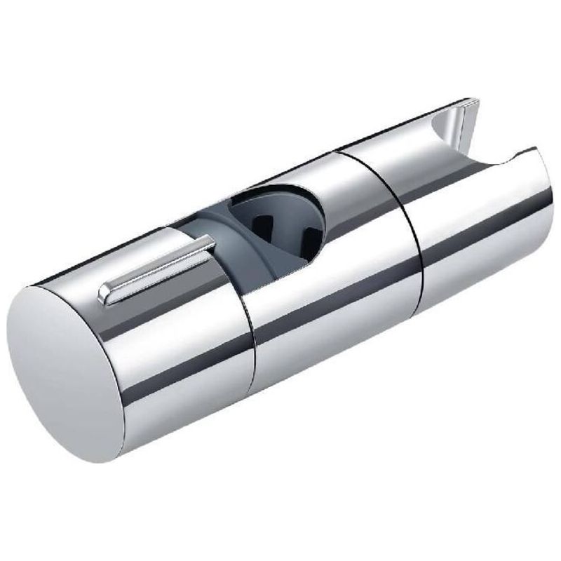 Duschhalterung, Verstellbar, 18-25 Mm, Universell, Geeignet Für Duschstangen, Kein Bohren Erforderlich, Schwenkbar, Geeignet Für Den Austausch Im Badezimmer, Silber