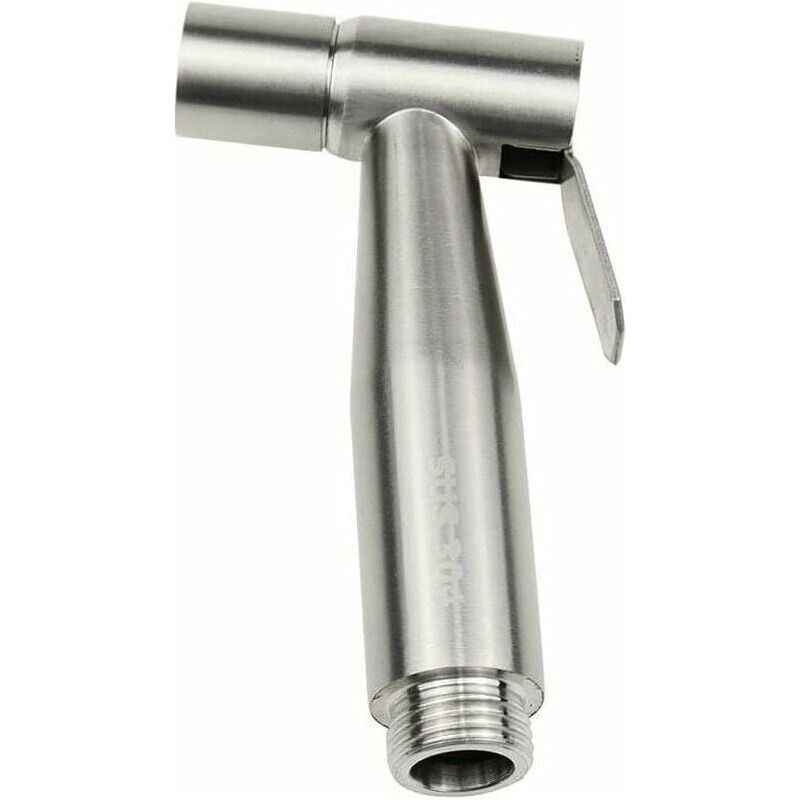Edelstahl-bidet-sprühkopf Für Wc, Manueller Bidet-sprayer Zur Persönlichen Hygiene, Dusch-wc-spritzpistole – Silber – Dpzo