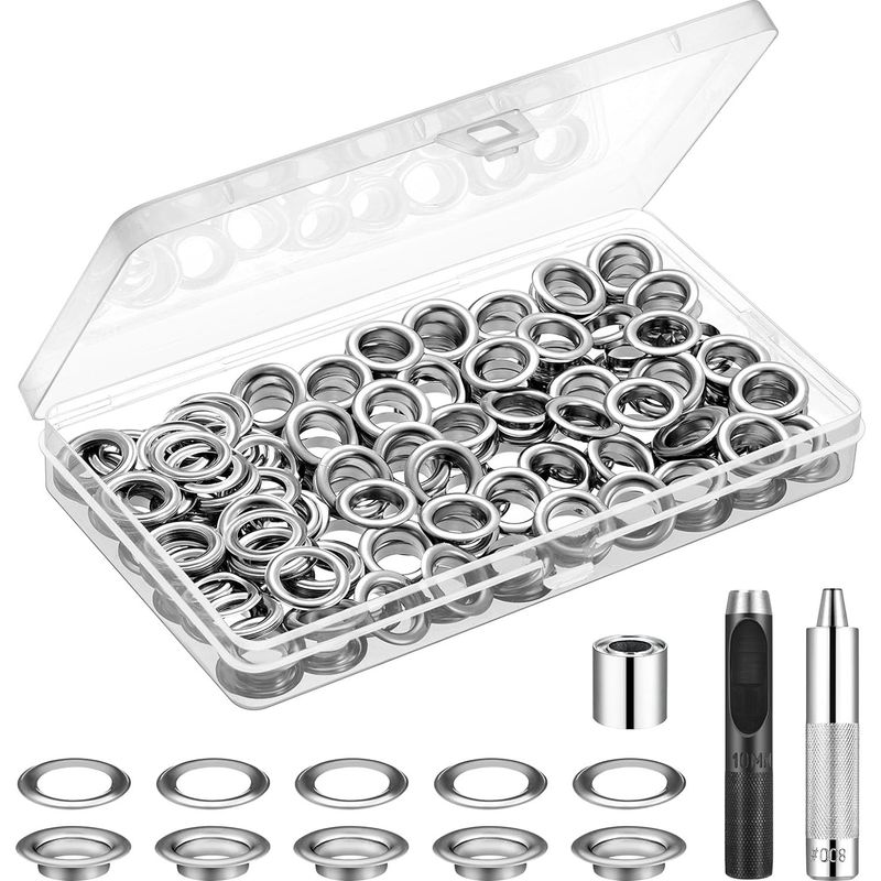 120-teiliges Ösen-set Für Planen, Ösen-kit Mit Innendurchmesser 12 Mm