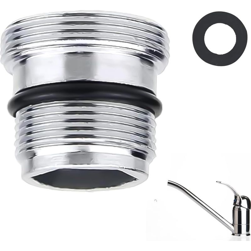 M18-m22 Mischbatteriewasserhahn-adapter, Metallverbinder Zum Anschluss Eines Perlatoren An Einen Wasserhahn.