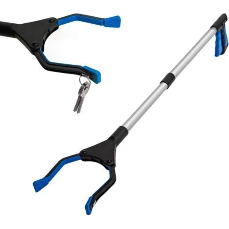 81 Cm Abfallzange, Teleskopische Faltbare Zange, Magnetische Teleskop-greifzange, Ausziehbar, Müllgreifer, Gummi-zange, Greifhilfe