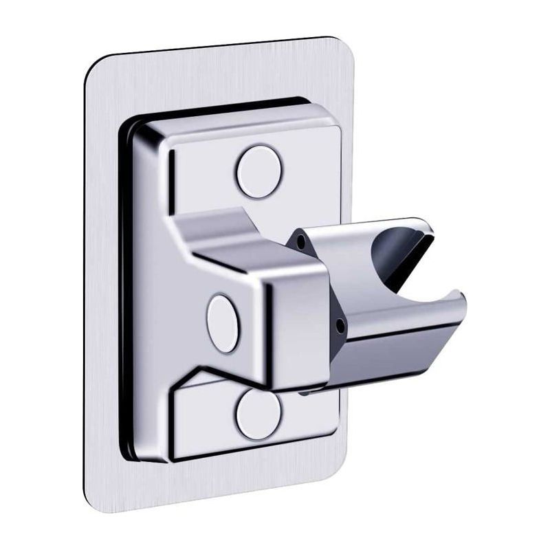 360° Verstellbarer Eck-duschhalter, Massiver Abs-duschkopfhalter, Ohne Bohren, Universeller Wandhalter