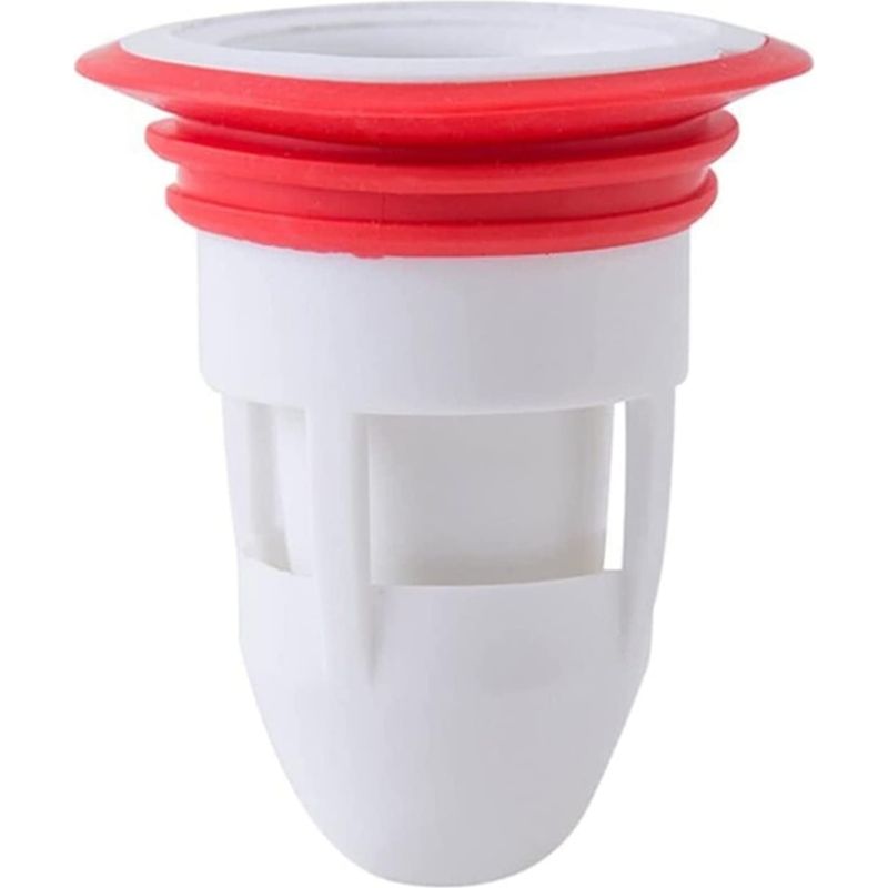 Geruchsfilter Für Abwasser, Bodenablauf, Spülbeckensiphon, Haarfänger, Ø45 Mm, Weiß