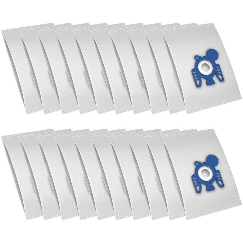 20er-pack Staubsaugerbeutel Für Miele Complete C3 – Mehrschichtige Mikrofaser (5 Schichten) – Optimale Filtration – Beuteltyp Msm 10