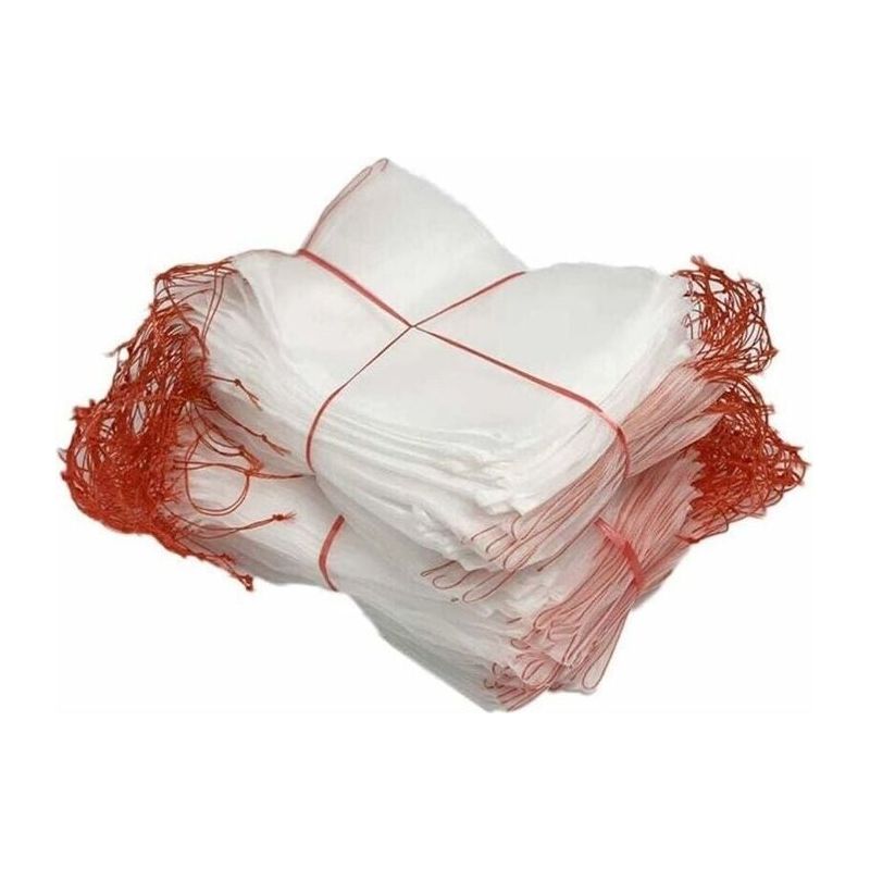 Satz Von 50 Weißen Nylon-insektenschutznetzen, 25×15 Cm – Schutz Für Obst, Gemüse Und Samen