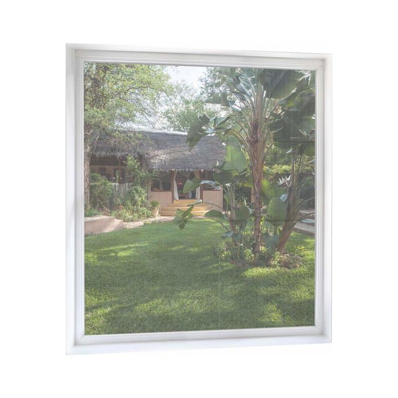 2er-set Selbstklebende Fenster-insektenschutzgitter 130 X 150 Cm – Weiß, Ohne Bohren, Zuschneidbar