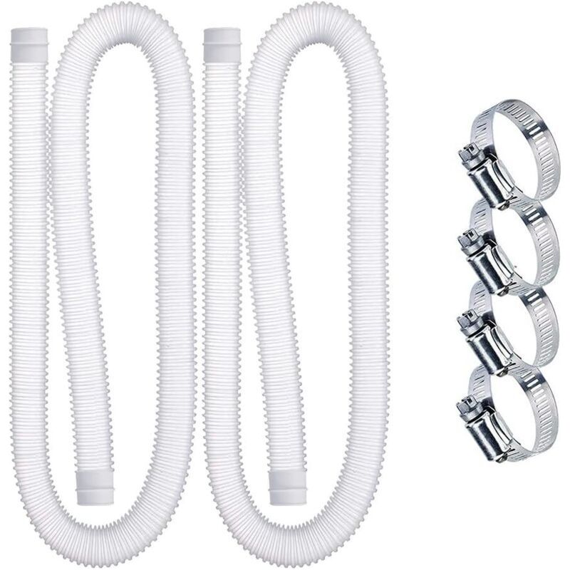 Saugschlauch Für Pool, 1,25 Zoll – 2er-pack – Flexibles Polyethylen-kunststoff – Uv- Und Chemikalienbeständig