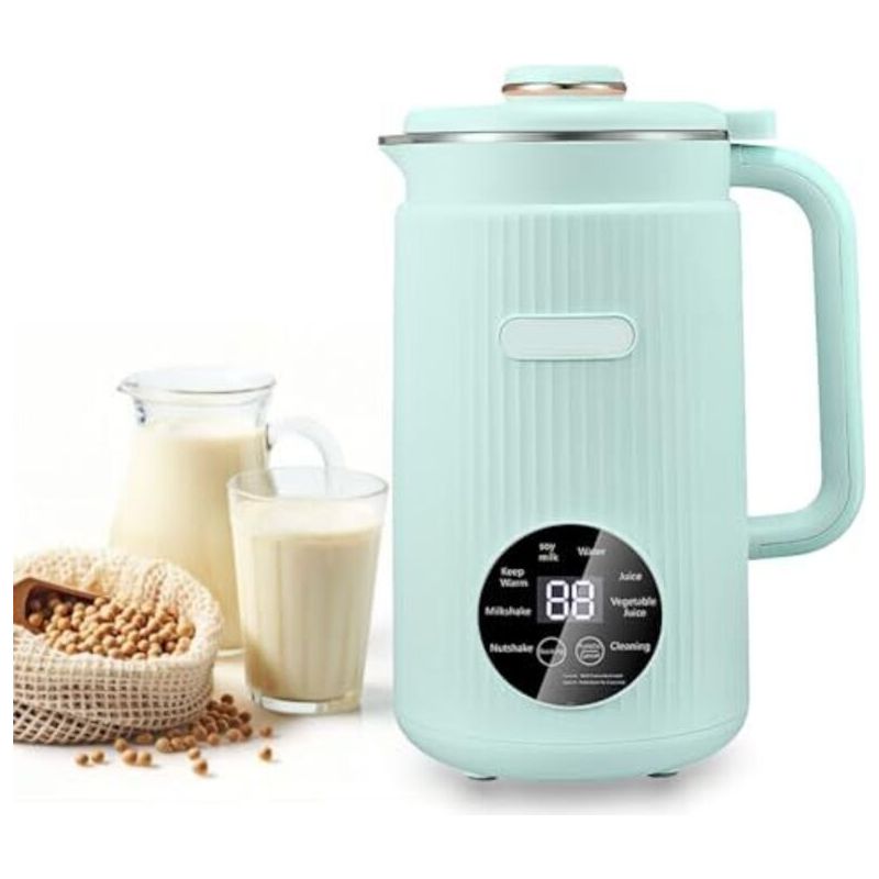 Automatische Pflanzenmilchmaschine Mit Selbstreinigungsfunktion Und 8-stunden-warmhaltefunktion Für Mandeln, Nüsse, Hafer, Soja – Laktosefrei