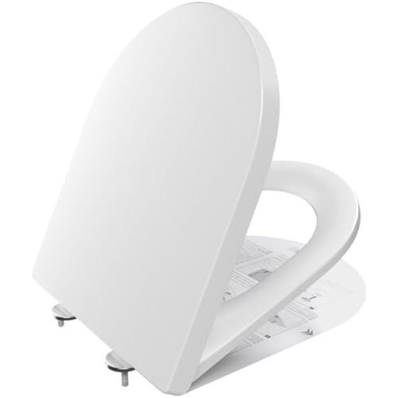 Wc-sitz Mit Soft-close, D-förmiger Wc-sitz, Weißer Wc-sitz, Wc-sitz Mit Schnellverschluss, Wc-sitz, Familien-wc-sitz, Wc-sitz Mit Soft-close, Wc-sitz Mit Schnellverschluss