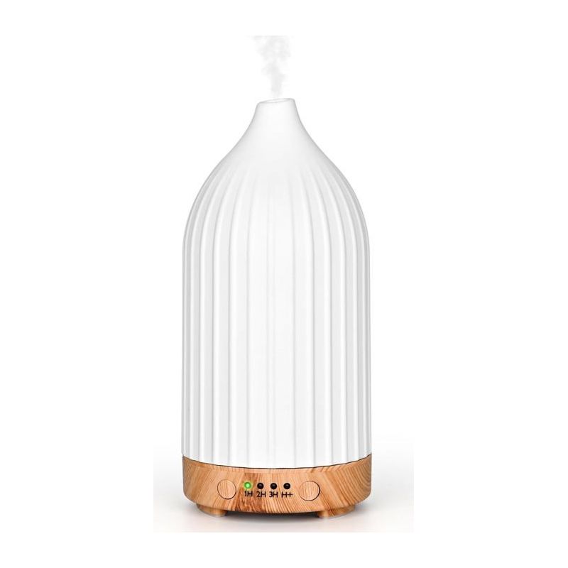 Keramik-diffusor Für Ätherische Öle, Elektrisch, Ultraschall, Für Den Hausgebrauch, Weiß, 100 Ml