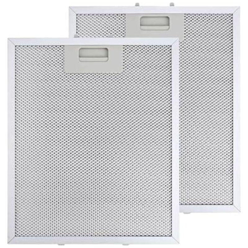 2 Stück 305 X 267 Mm Dunstabzugshaubenfilter Für Aeg Dunstabzugshaube, Weiß, Große Ölspeicherkapazität, Hitzebeständig, Ersatzteil, 5 Schichten