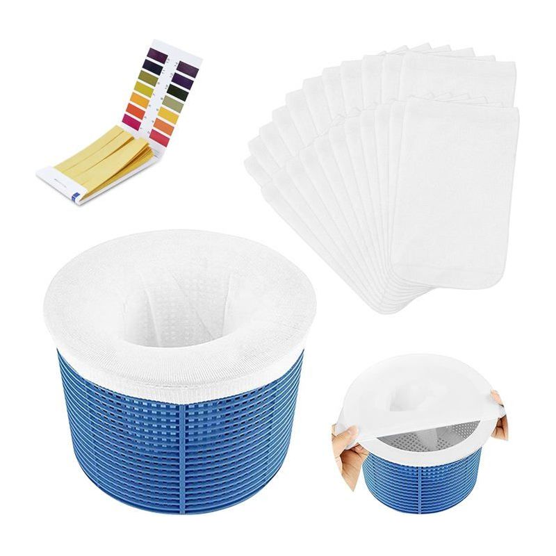 12er Pack Skimmer-socken Für Pool, Poolfilter-socken, Skimmer-filterbeutel, Skimmer-socken