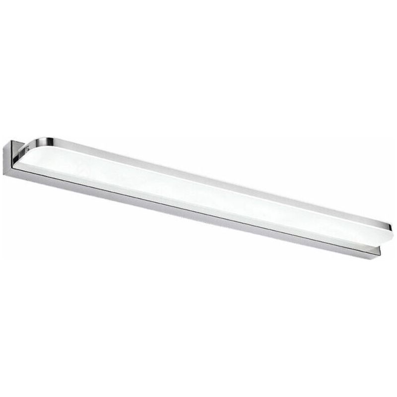 Spiegelbadleuchte Led 9w 600lm Beleuchteter Spiegel Wandlampe Für Badezimmer Kaltweiß 6000k Edelstahl Led-spiegelleuchte 42cm