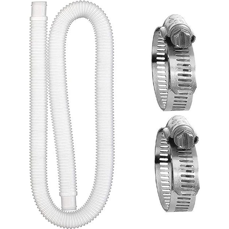 Ersatzschlauch Für Pool, Poolschläuche, Mit 2 Metallverbindern, Für Aufstellpool, Ersatzschlauch Für Filterpumpe Des Pools