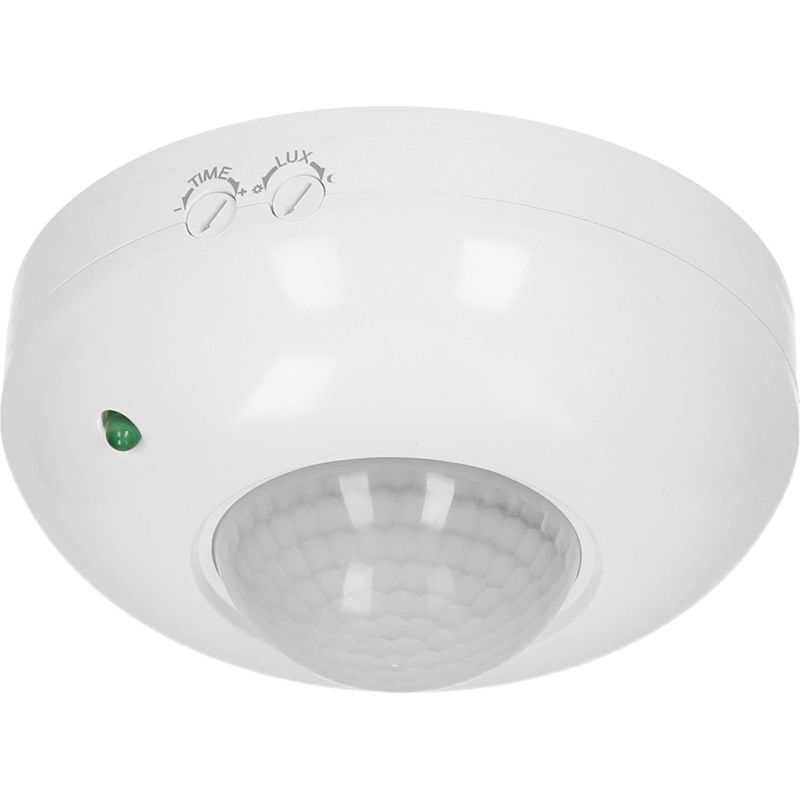 Led-bewegungsmelder 360° 1200w Deckenmontage Infrarot Aufputzmontage (weiß)