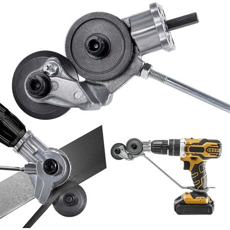 Elektrische Blechschneidsets, Leistungsstarke Blechscheren, Sicheres Schneidwerkzeug Und Zubehör, Metallbohrer-nibbler 2
