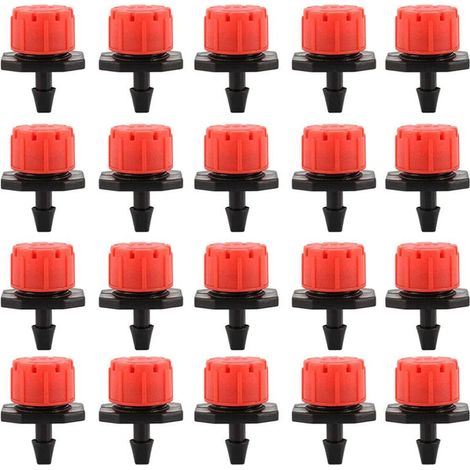 100-teiliges Set Mit 16-mm-mikro-tropfbewässerungs-tropfern Für Gewächshäuser Und Rasenflächen