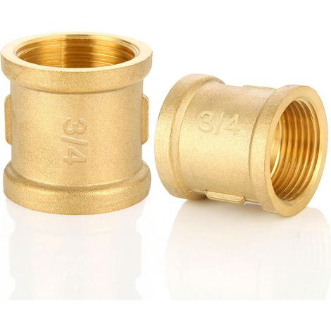 G3/4"-innengewinde Und G3/4"-ø24-mm-doppelverschraubung X 2-teilige Doppelverschraubung 4 2 Messing