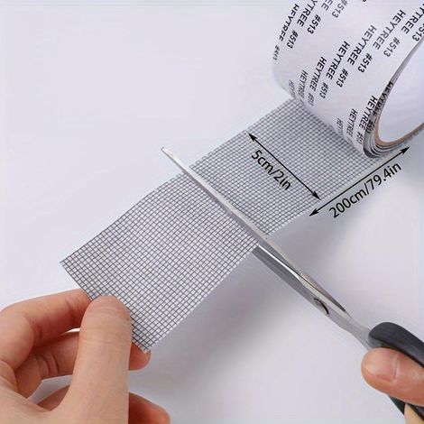 Reparaturklebeband Für Fliegengitter – Für Rollofenster Zum Selbermachen. Inklusive 520-mesh-flickenset.