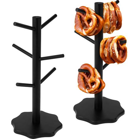 Brezelständer, Türförmige Weihnachtsbaumverkleidung, Becher, Wurstauslage, 6 Zweige, Höhe 33 Cm