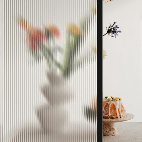 Sichtschutzfolie Für Fenster, 60 X Mattiert, Elektrostatisch Selbstklebend, Ohne Klebstoff, Uv-beständig, 200 Cm