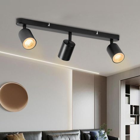 Led-deckenleuchte Mit Drehbaren Strahlern, Geeignet Für Küche, Schlafzimmer, Flur, Ohne Gu10-leuchtmittel (3)