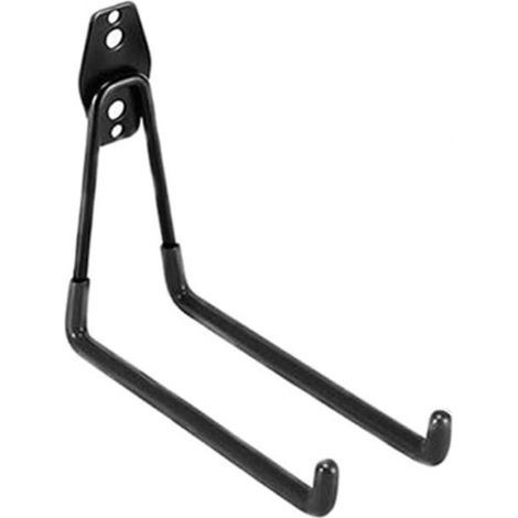 Robuste Garagenhaken Zur Wandmontage, Zur Aufbewahrung Von Gartengeräten, Schläuchen Und Leitern, 19 Cm, Schwarz