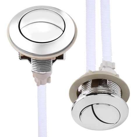 Universelle Doppelspülknopf-ersatzknöpfe Für Toiletten, Runde Ausführung, 2 Stück, 38 Mm