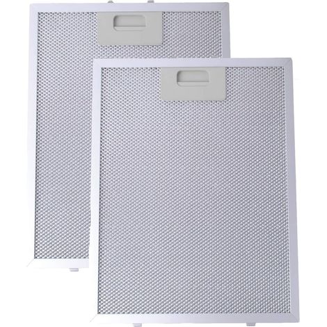 Cooke & Lewis Dunstabzugshauben-fettfilterset – Wartungsfreundlich, Abmessungen: 320 X 260 Mm, Silber