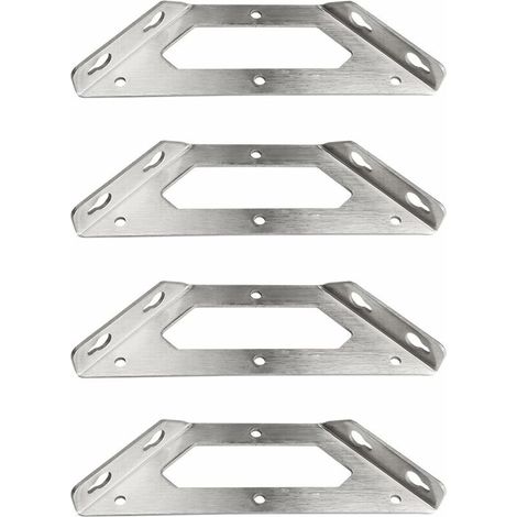 Hochleistungs-regalträger Aus Metall, Dreieckig, Edelstahl, 4 Stück