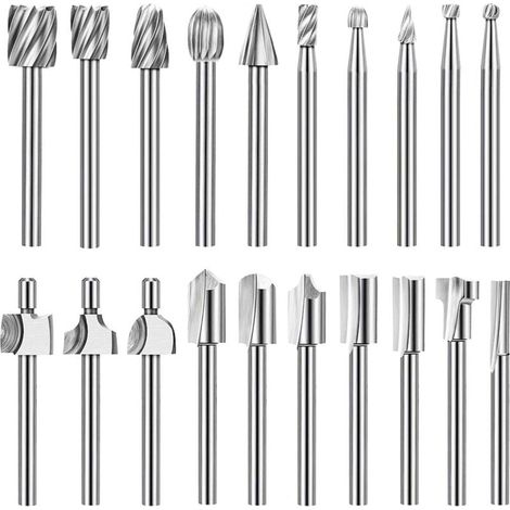 Hartmetall-gravurbohrer-set, Rotationswerkzeuge, Diy-schnitzerei, Bohren, Gravieren, 10-teilig, Holz