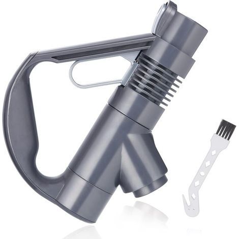 Ersatzgriff Für Dyson Staubsauger Mit Reinigungsbürste, Grau