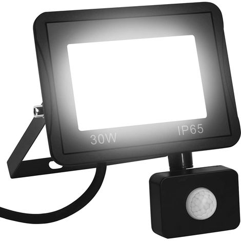 Led-flutlicht Mit Bewegungsmelder, 30 W, Kaltweiß