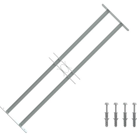 Verstellbares Fenstergitter Mit 2 Querstreben, 700–1050 Mm