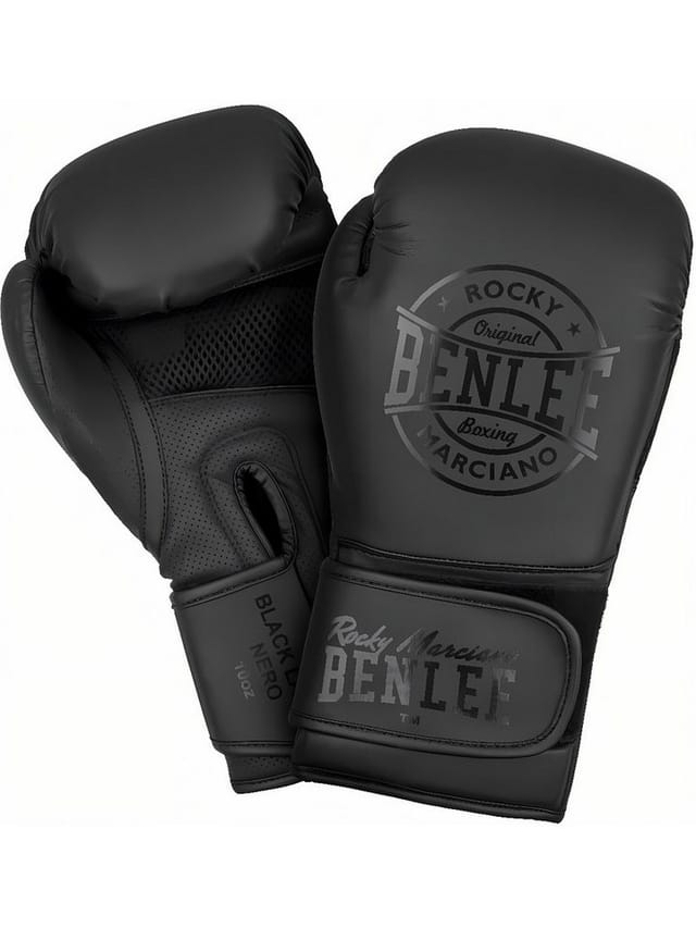 Benlee Rocky Marciano Boxhandschuhe Black Label Nero