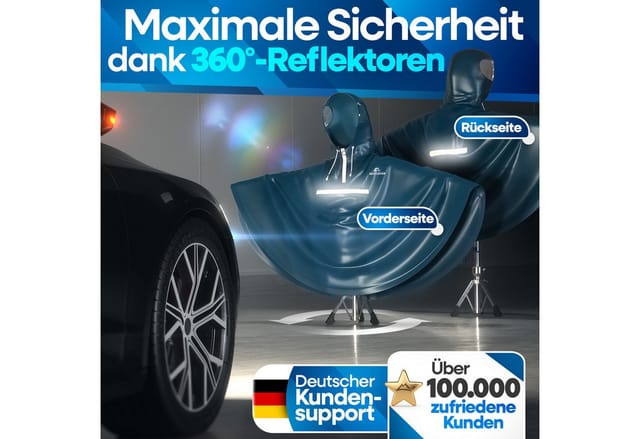 Nextcover Regenponcho NEXTCOVER® NEU Regenponcho Fahrrad für Damen & Herren