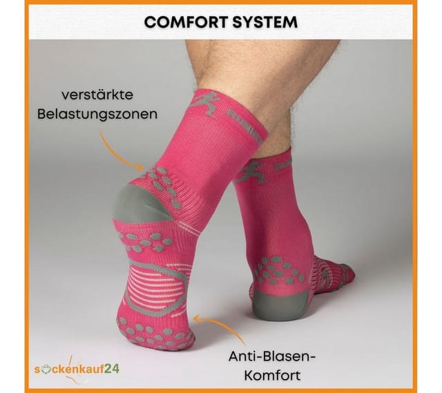 sockenkauf24 Laufsocken Sportsocken für Herren & Damen Laufsocken (3-Paar) Atmungsaktive Running Socks 50201P WP