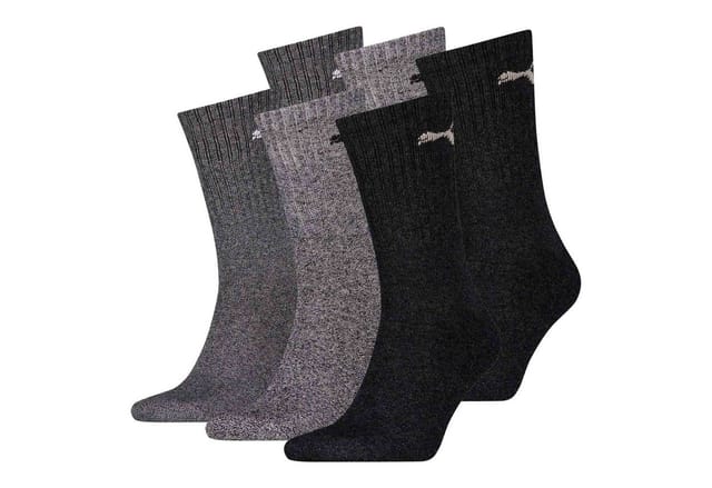 PUMA Sportsocken Bequeme Performancesocken aus Baumwollmischung (6-Paar) Strümpfe für Damen & Herren, Größe 43-46