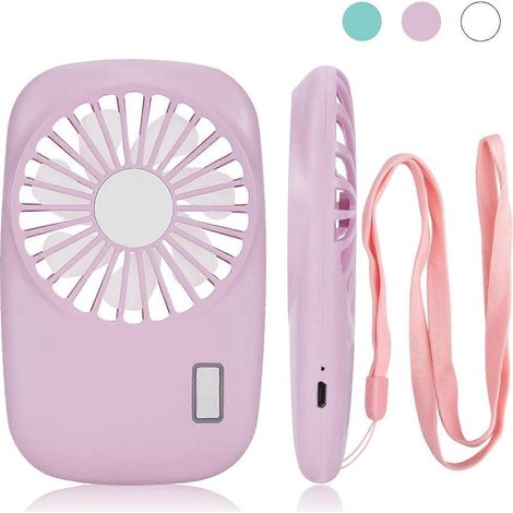 Kleiner, Tragbarer Und Wiederaufladbarer Mini-ventilator Mit Einstellbarer Geschwindigkeit. Ideal Für Unterwegs, Zu Hause, Beim Camping, Im Büro Und Auf Reisen.