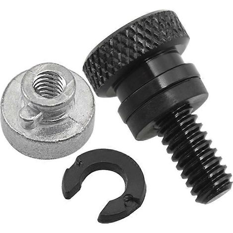 1/4" Schwarze Befestigungsschraube Für Den Soziussitz Hinten Für Sportster Xl 883 1200 Fatboy Road King