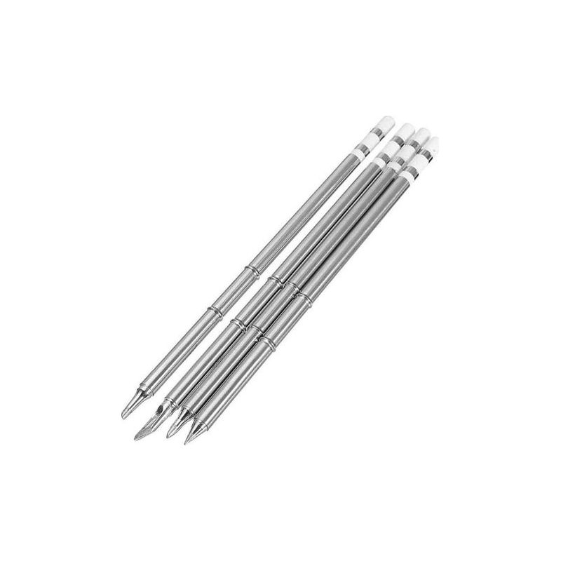 4 Stück Lötspitzen T12 Weiß Licht Kohlkopf Modelle K B Bc2 D24