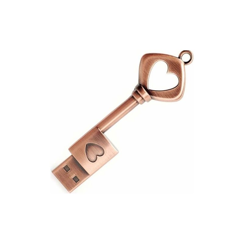 32 Gb Usb-stick, Retro-schlüssel-förmiger Metall-usb-stick, Usb 2.0 Speicherstick