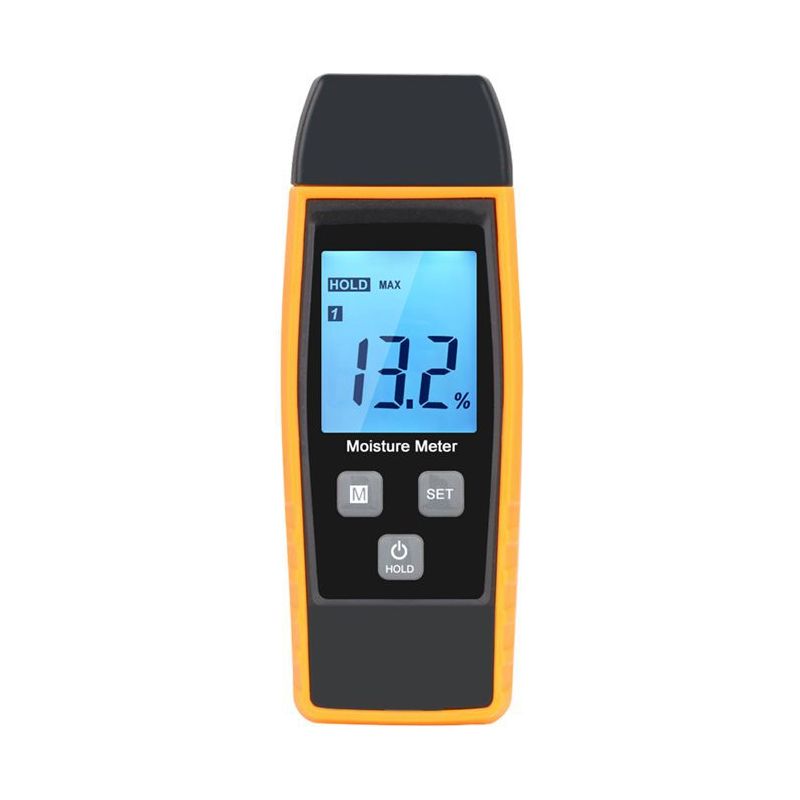 Feuchtigkeitsmesser, Feuchtigkeitsmessgerät Für Wände Und Holz, Leckagezähler, Feuchtigkeit, Detektor Für Wassergehalt Mit Lcd-bildschirm, Innenhygrometer, Holzfeuchtemessgerät